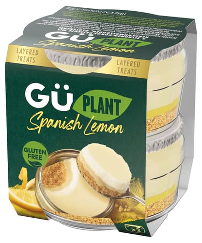 Gü Cheesecake Zitrone pflanzlich 2x92g VEGAN