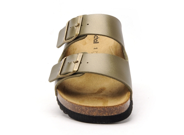 Scholl mules et sabots plats femme josephine 30046 kaki