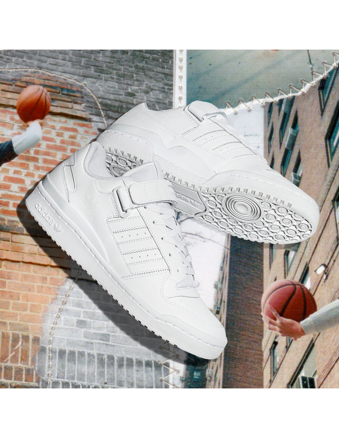 adidas Sneakers Femme Forum Low J Blanc