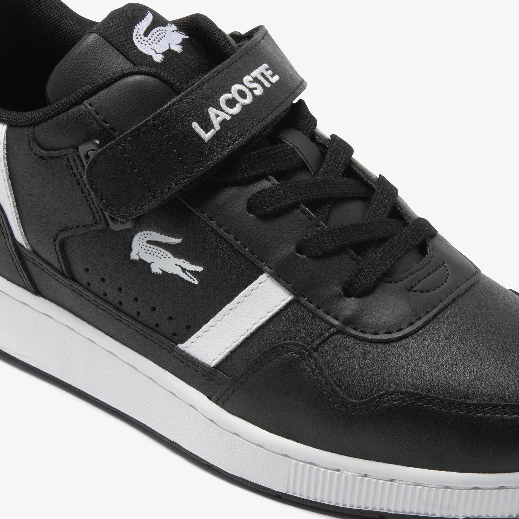 Sneakers T-Clip Velcro homme en cuir Sneakers - Noir - Lacoste - Homme