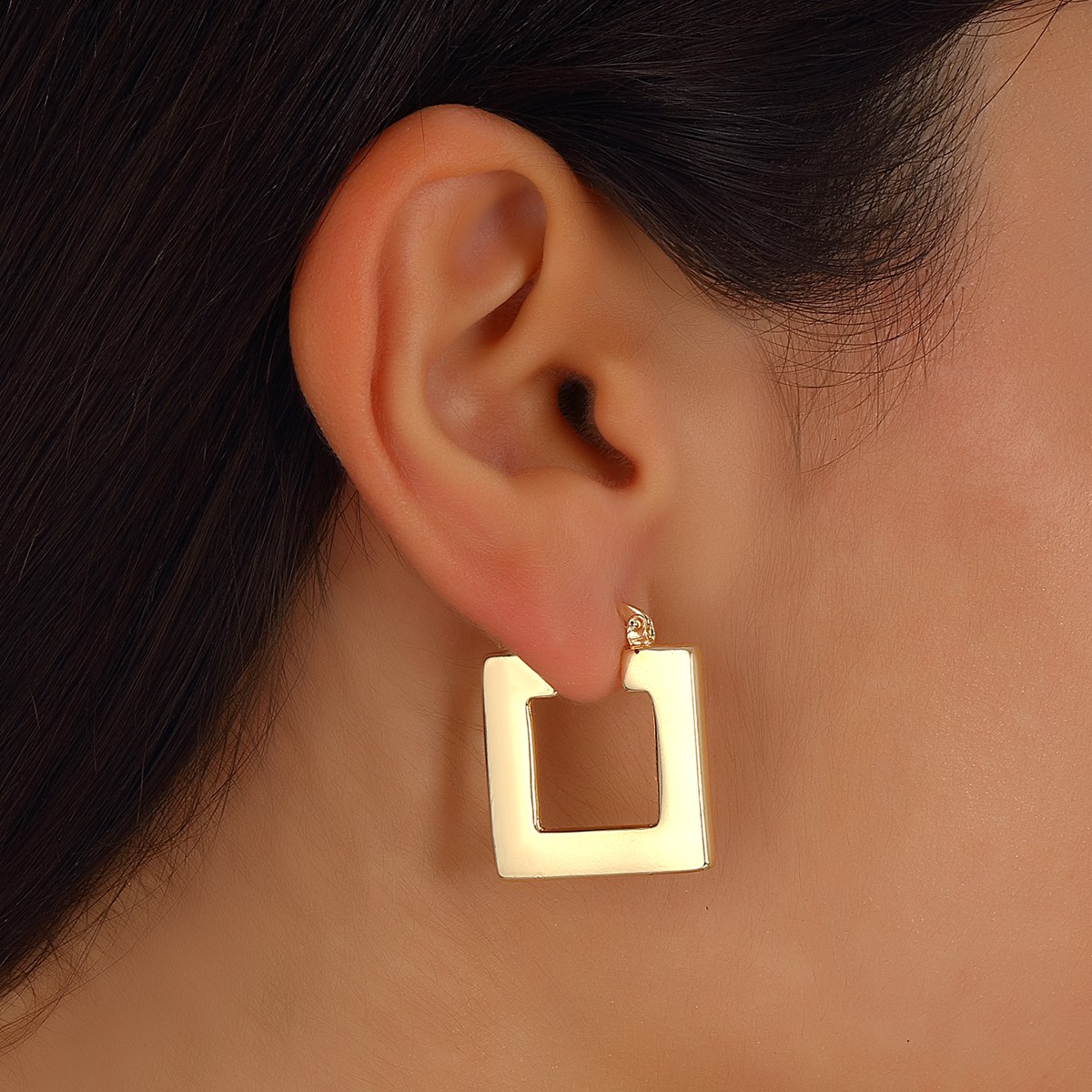 Boucles d'oreilles - Laiton plaqué or