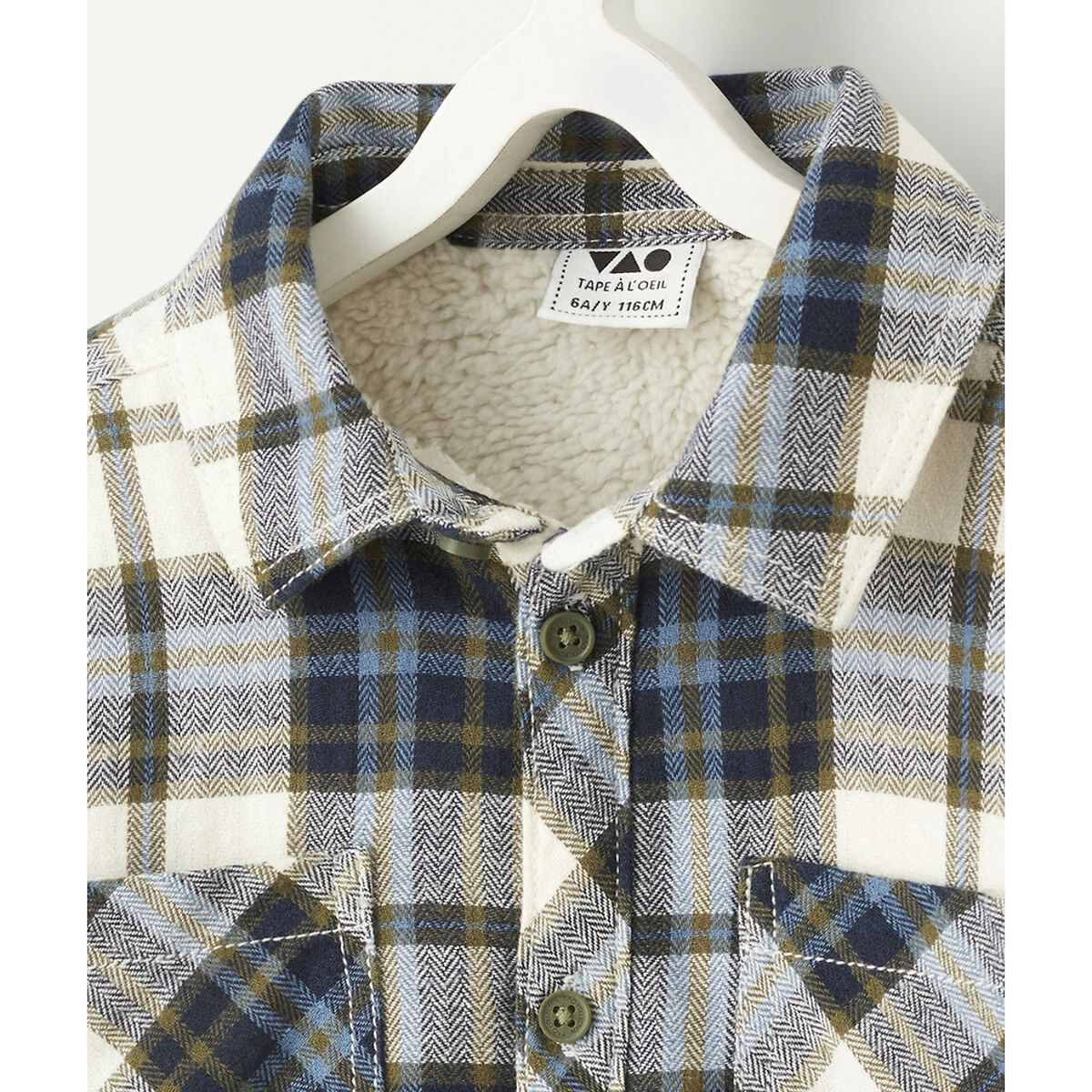 TAPE A L'OEIL<br>Camisa vermelha, forrada com sherpa