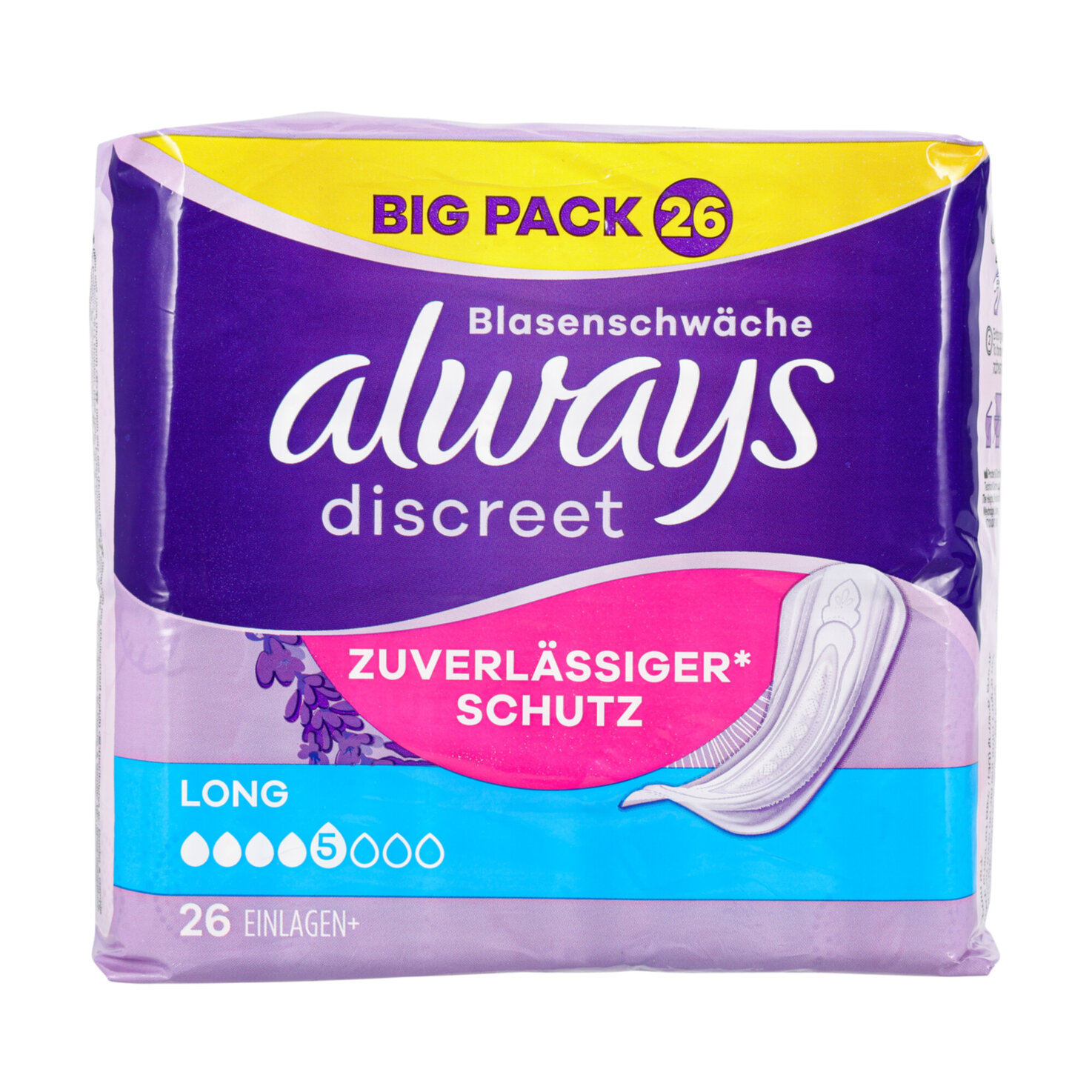 Always Discreet Long BigPack 26 Stück