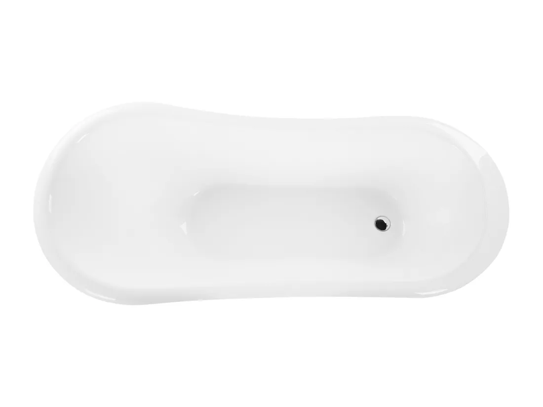 Baignoire îlot blanche 153 x 77 cm CAYMAN