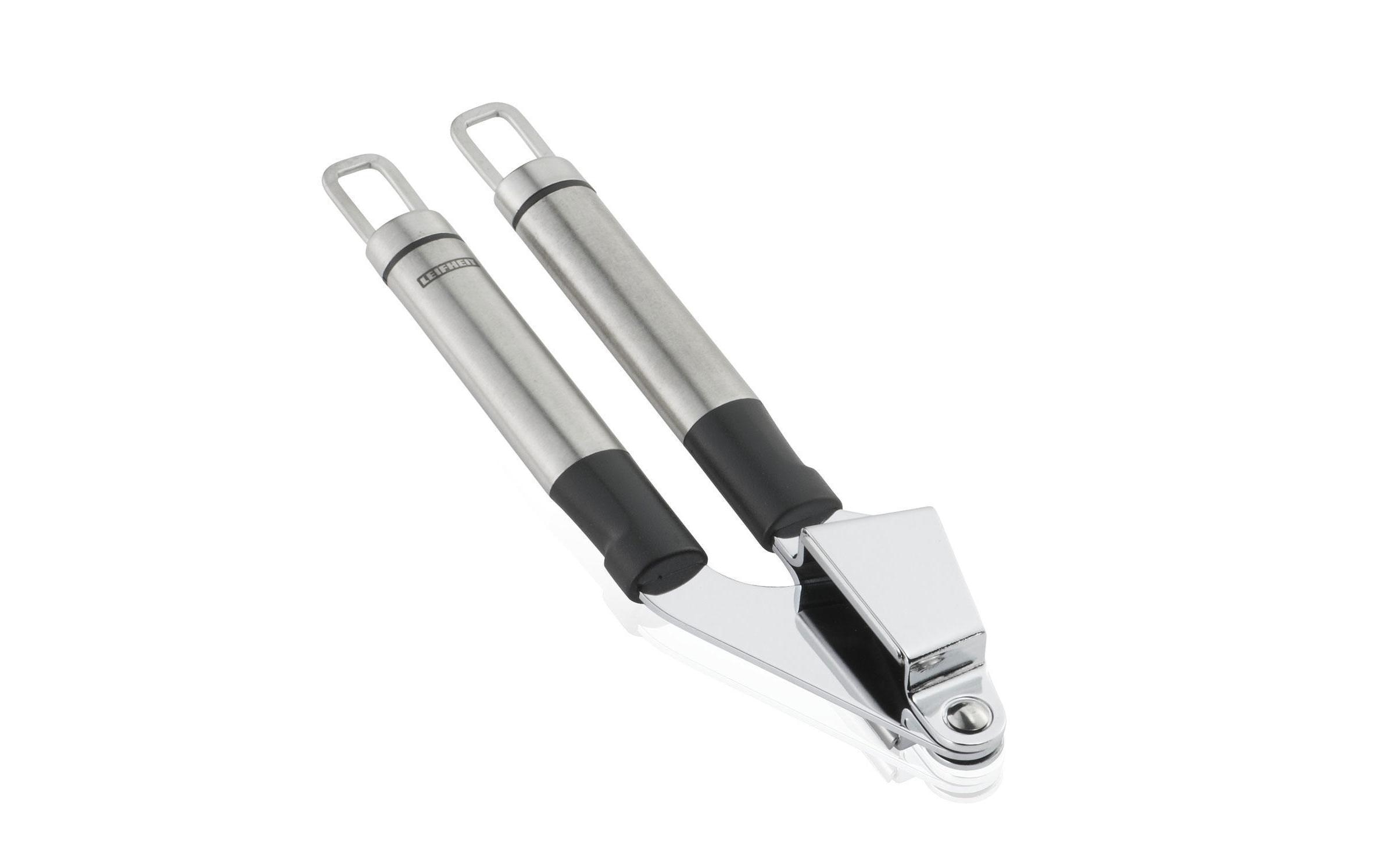 Knoblauchpresse ProLine Edelstahl Silber/SchwarzAus hochwertigem Edelstahl