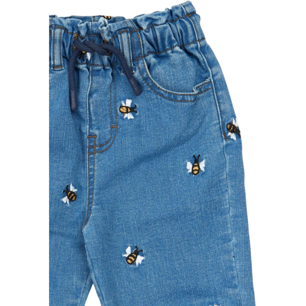 Køb Petit Piao Light Blue Denim Emb Ppjubii Denim Bukser