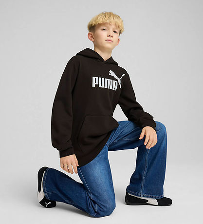 Puma Kapuzenpullover - Schwarz m. Weiß