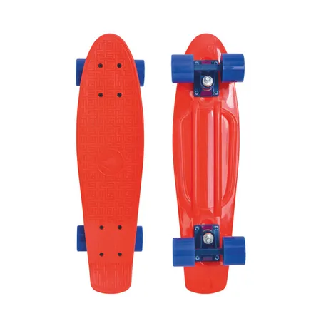 Schildkröt Skateboard Retro Native rot