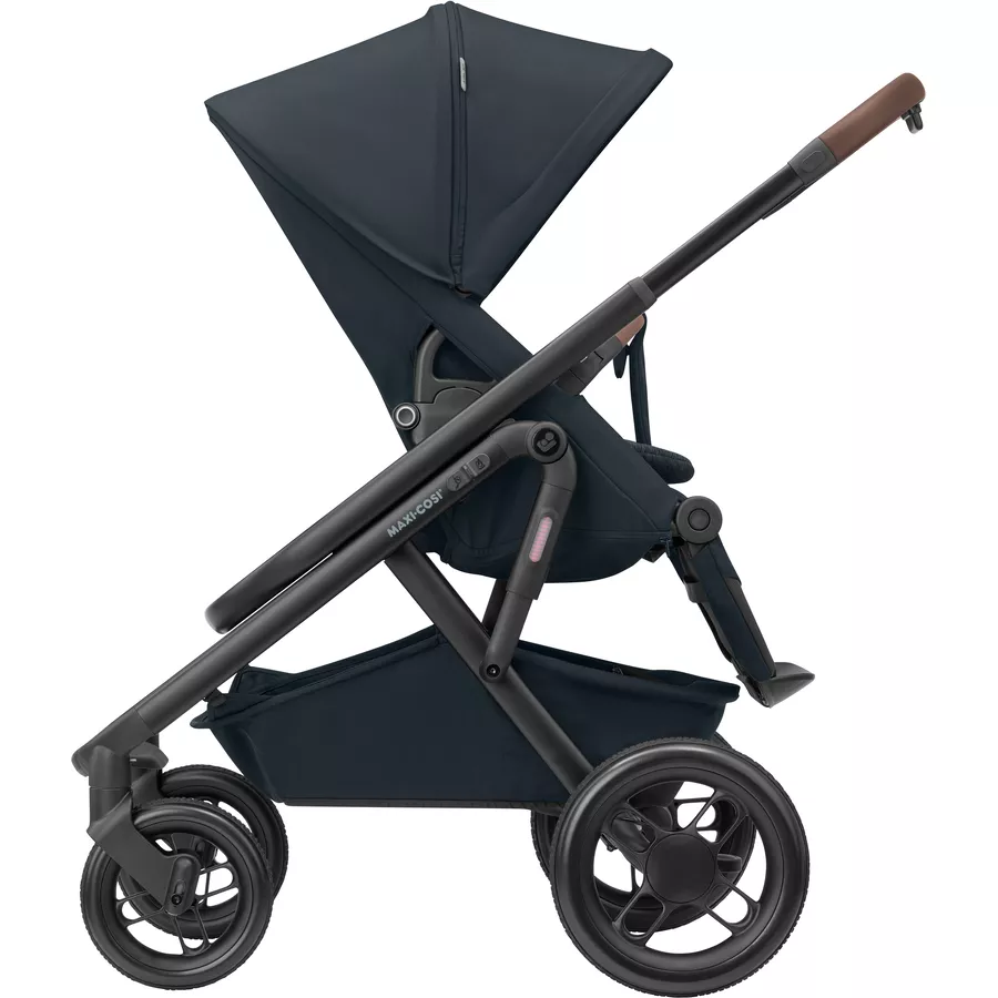 MAXI COSI Kombikinderwagen Lila XP Plus 3 in 1 Set Essential Graphite mit Babyschale Pebble 360 Essential Black