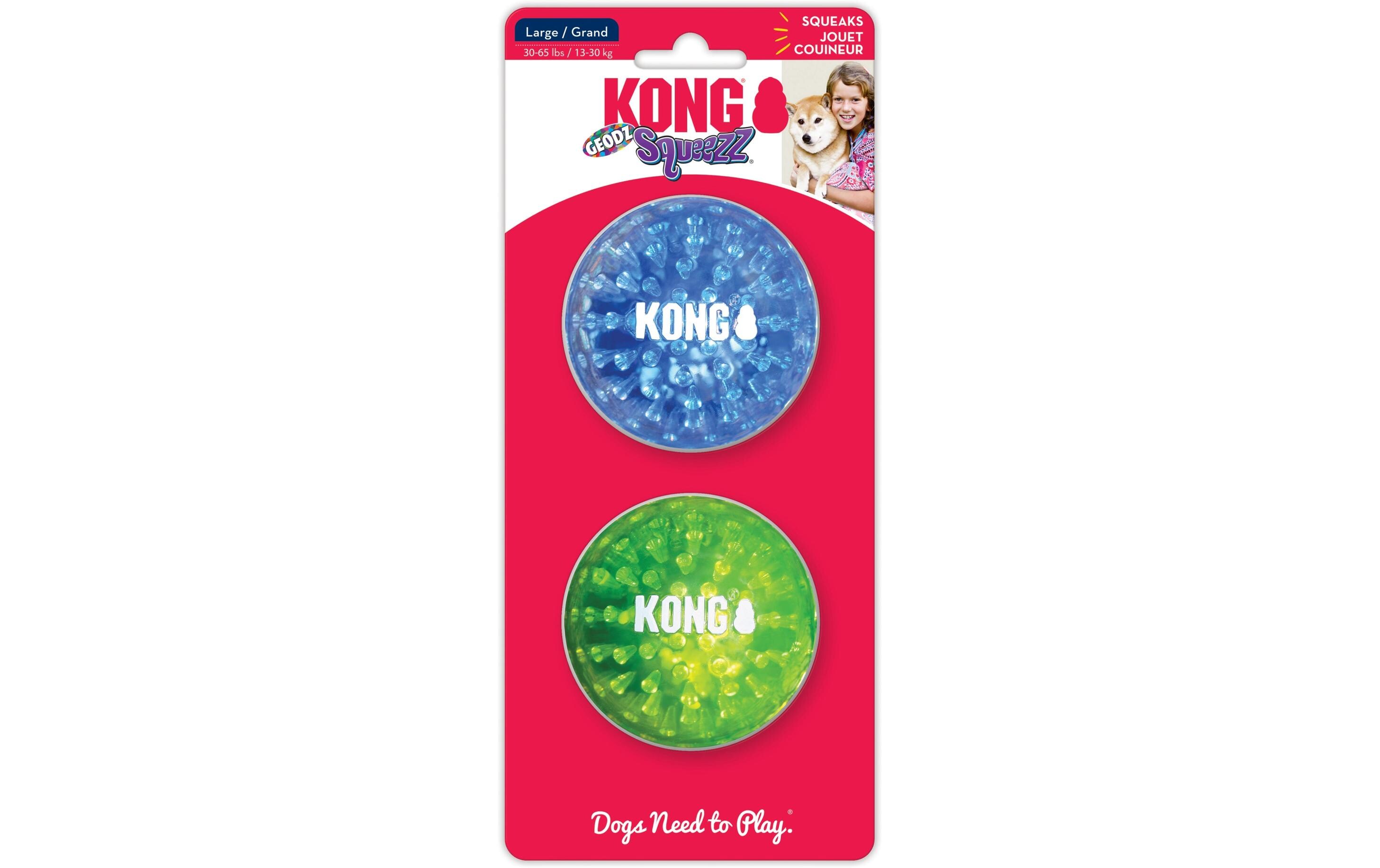 Squeezz Geodz assortiertHundespielzeug 2er Set Bälle