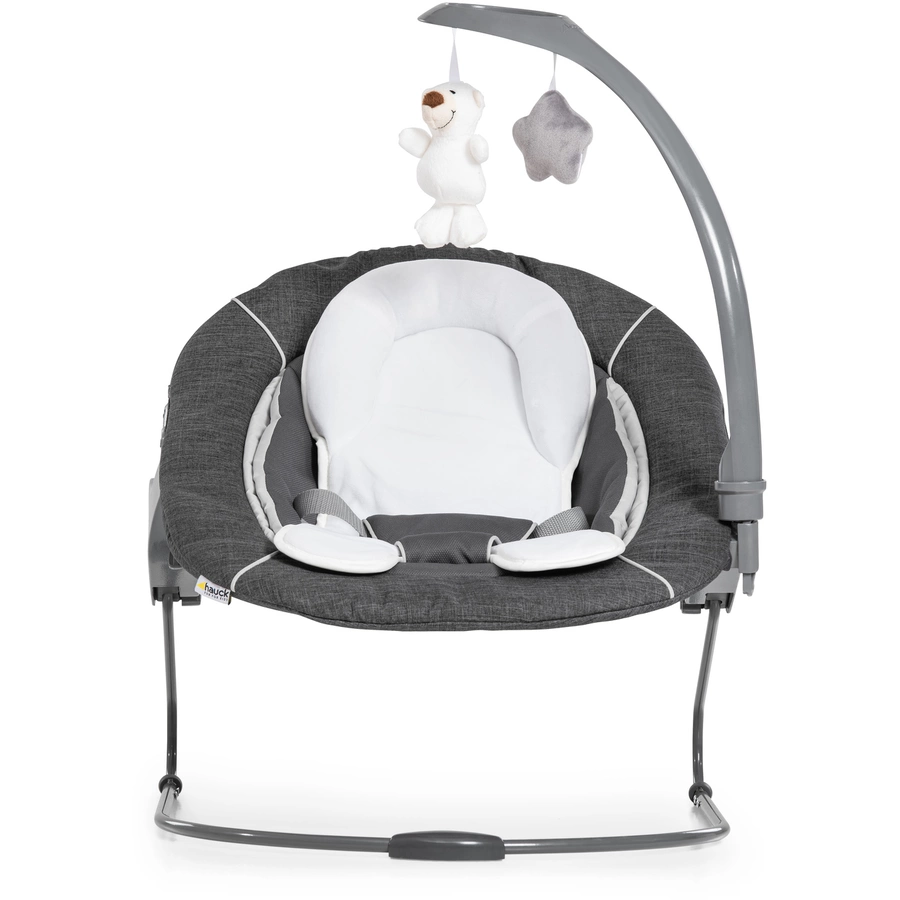 hauck Babyaufsatz Alpha Bouncer 2in1 Deluxe Melange Grey