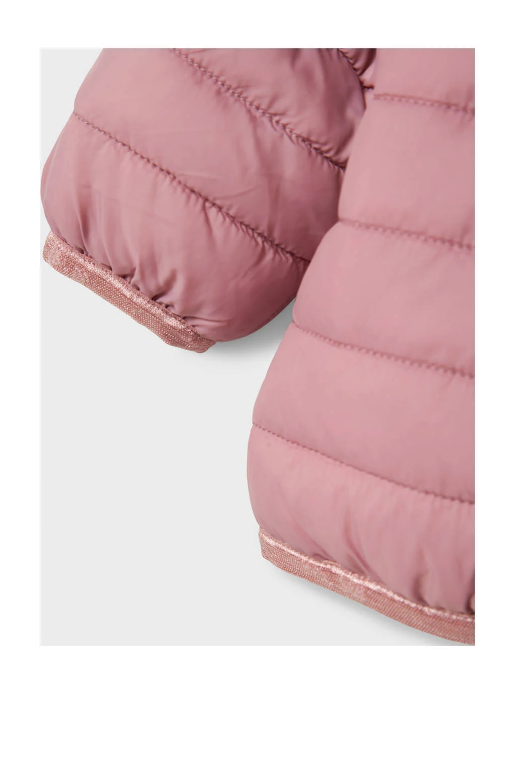 NAME IT BABY gewatteerde jas roze