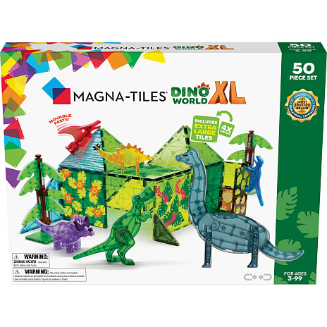 MAGNA-TILES dino XL magnetisk byggesæt 50 dele