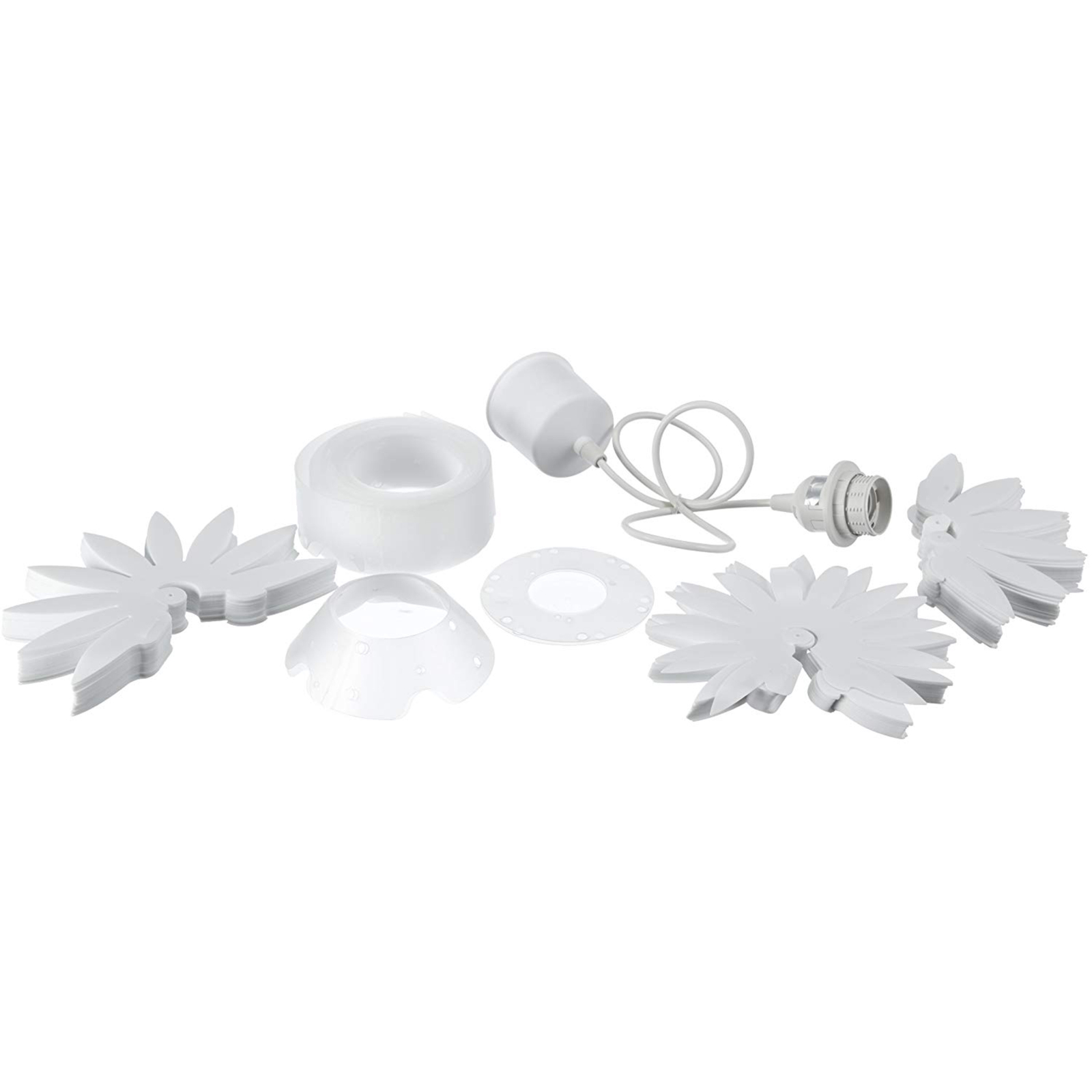 Pendelleuchte FLOWERY MEADOW - weiß - Ø 45 cm