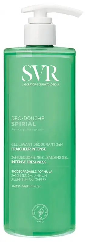 Spirial Déo-Douche Gel Lavant Déodorant 24H - 400ml