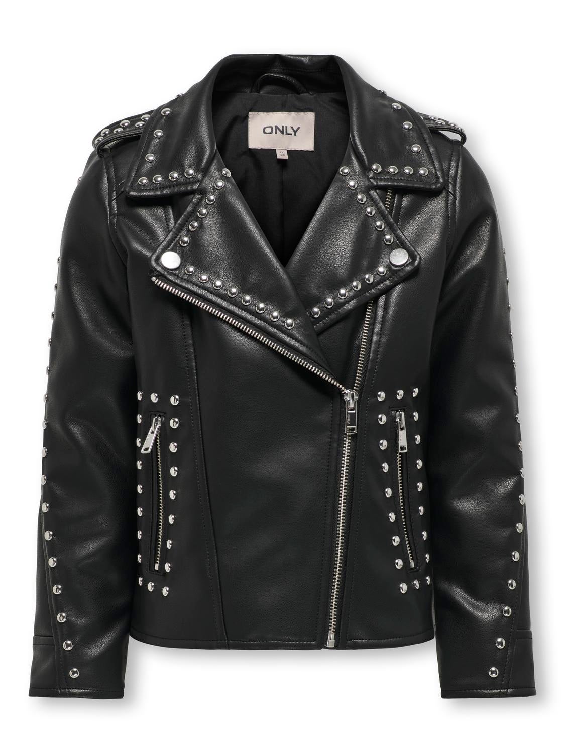 KOGSIA Kunstlederjacke Black
