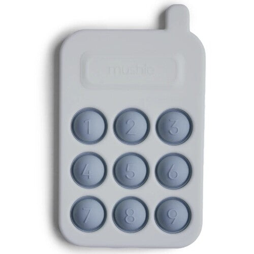 Mushie sensorische speelgoedtelefoon - tradewinds