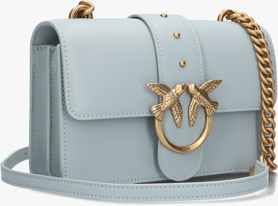 PINKO blauwe pinko schoudertas love one mini cl