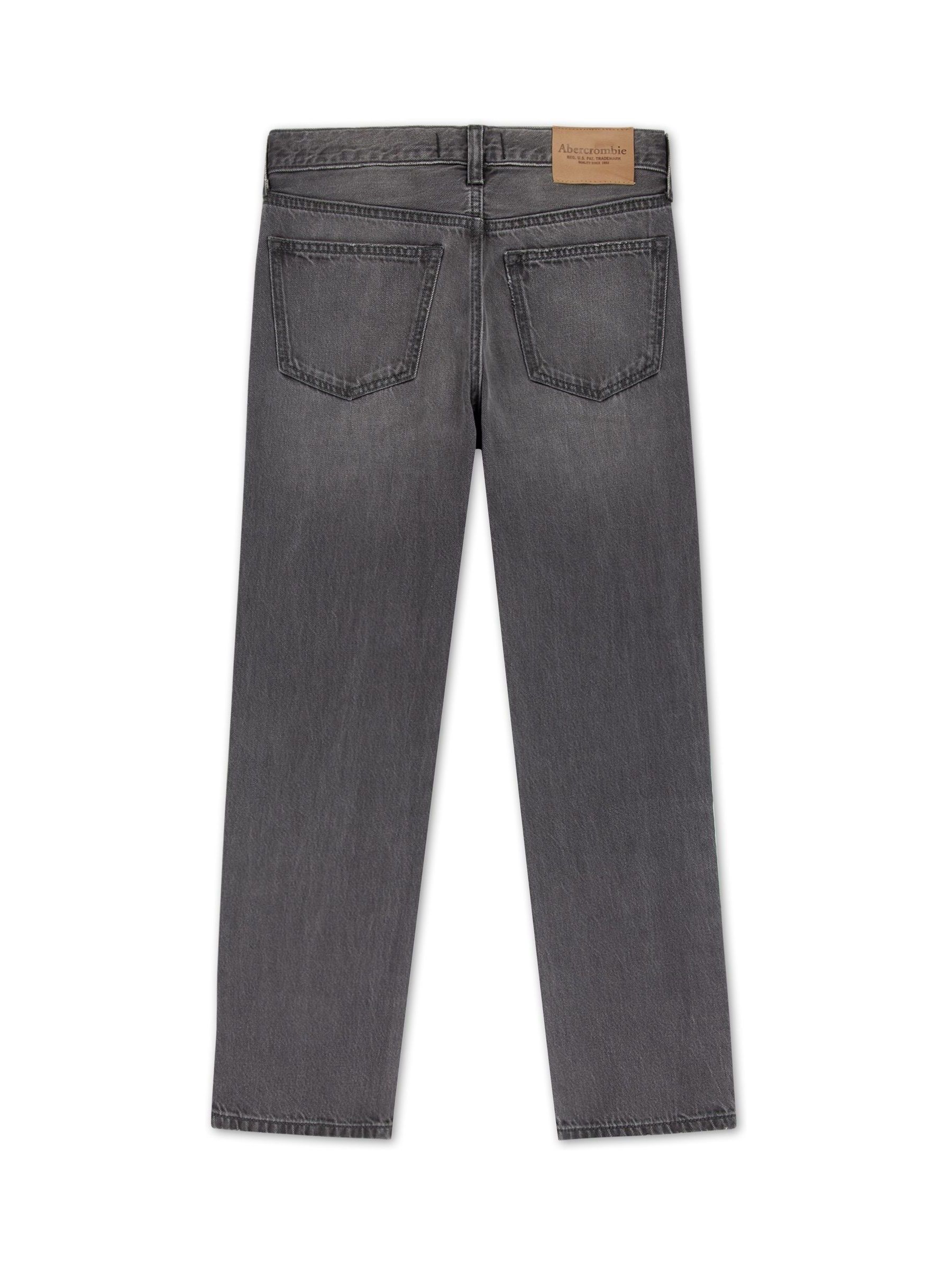 Zwart - Abercrombie & Fitch Loose Fit Jeans