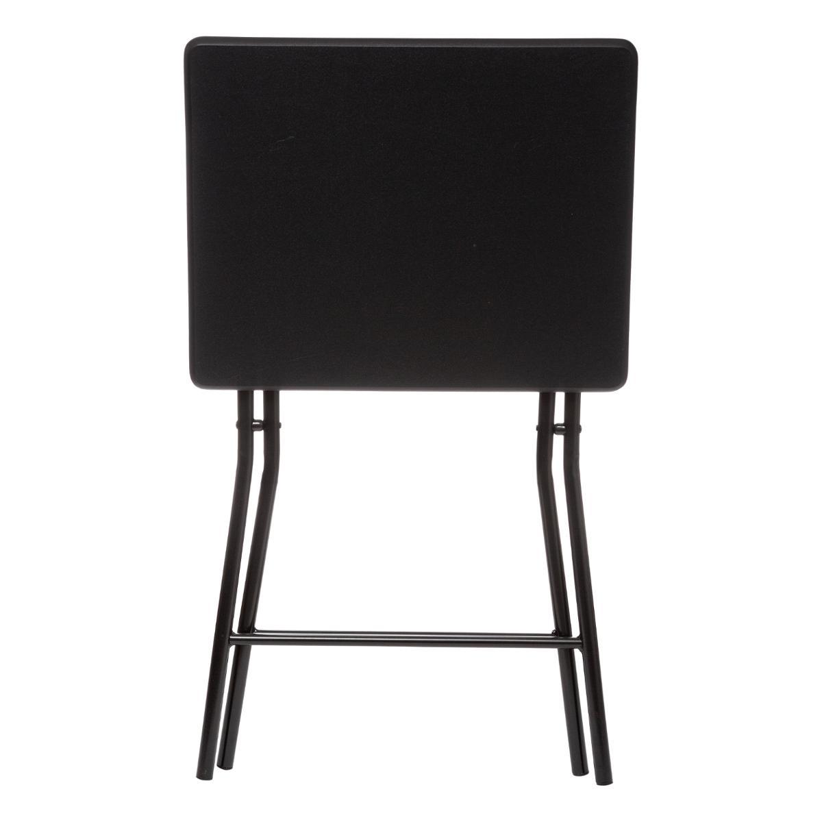 TABLE BAR PLIANTE 60X60CM NOIR