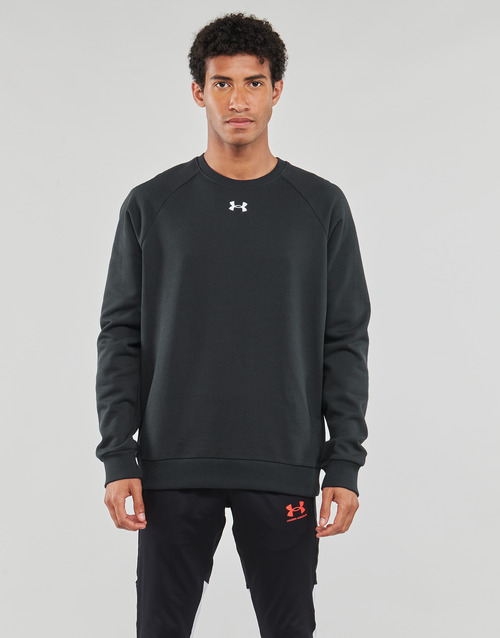 Under Armour - RIVAL FLEECE CREW - Noir / Blanc