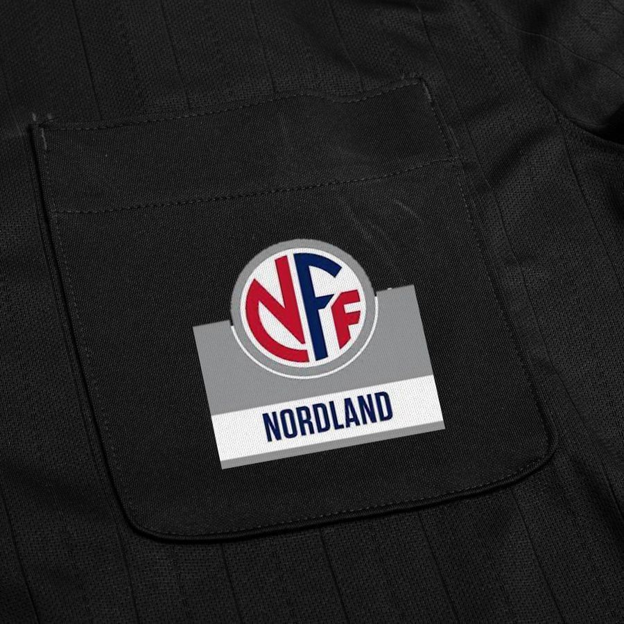 NFF Nordland Nike Maillot d'Arbitre II Dri-FIT - Noir/Blanc Manches Longues
