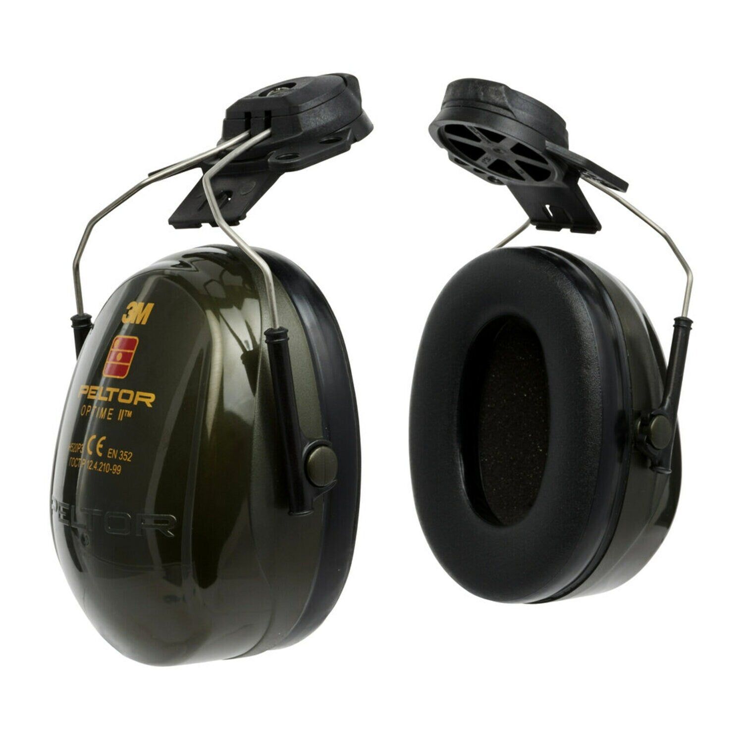 3M PELTOR™ Optime™ II H520P3 Oorkap gehoorbescherming voor helm groen 31dB - OPT2P3E