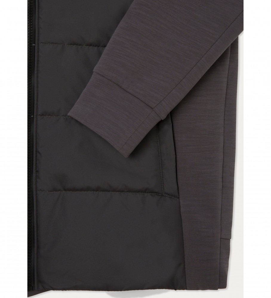 Jaqueta Hackett Quilt, preta e cinza