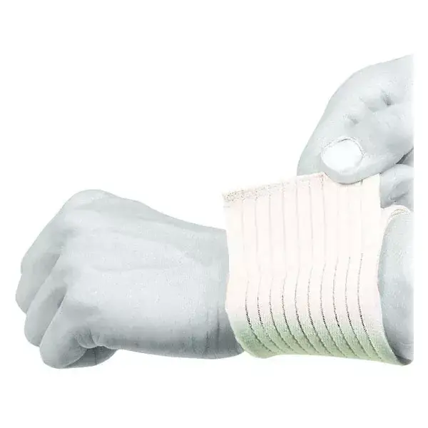 Pulseiras de fixação Donjoy, tamanho único, brancas