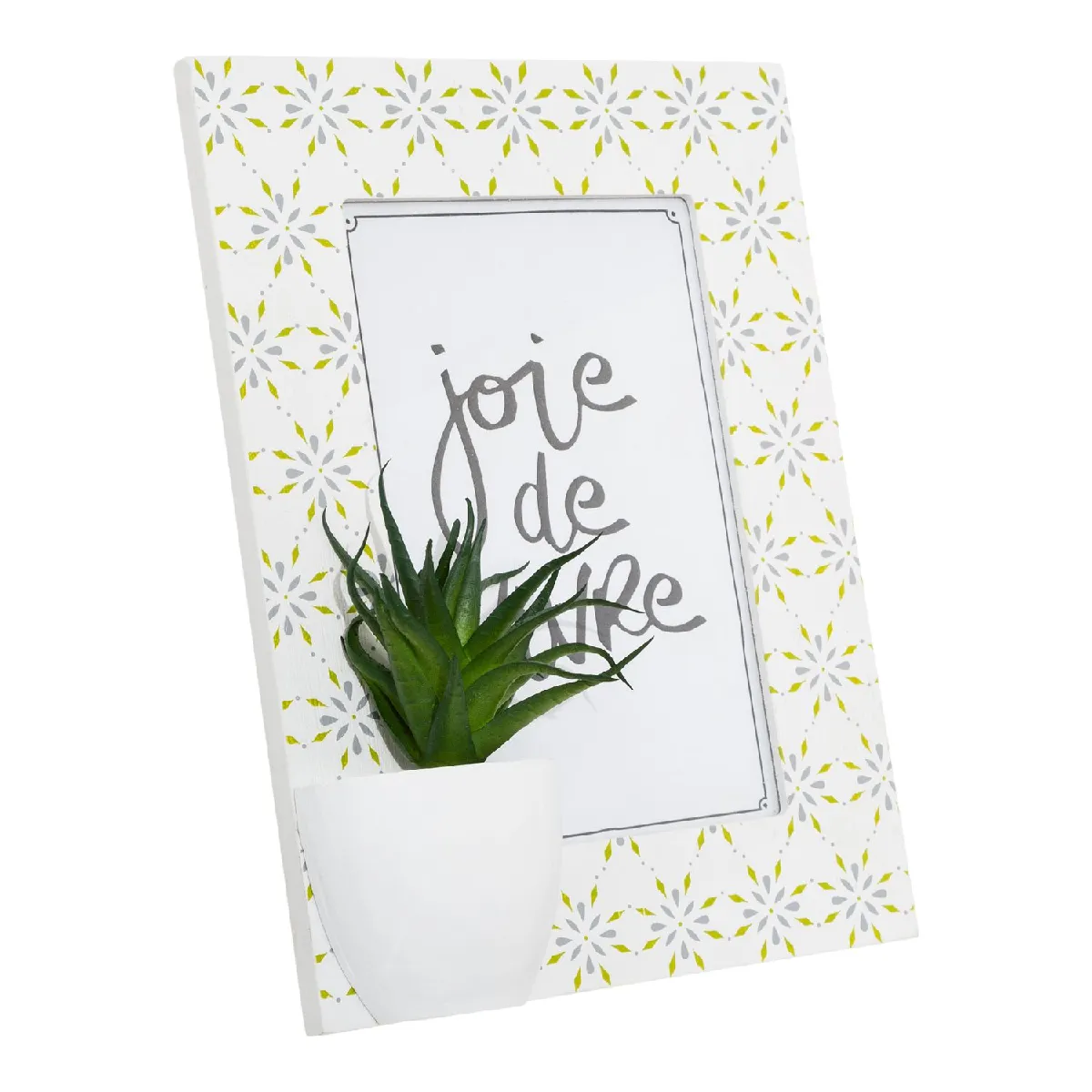 Atmosphera, Createur D'Interieur Atmosphera Cadre photo Cactus - Blanc