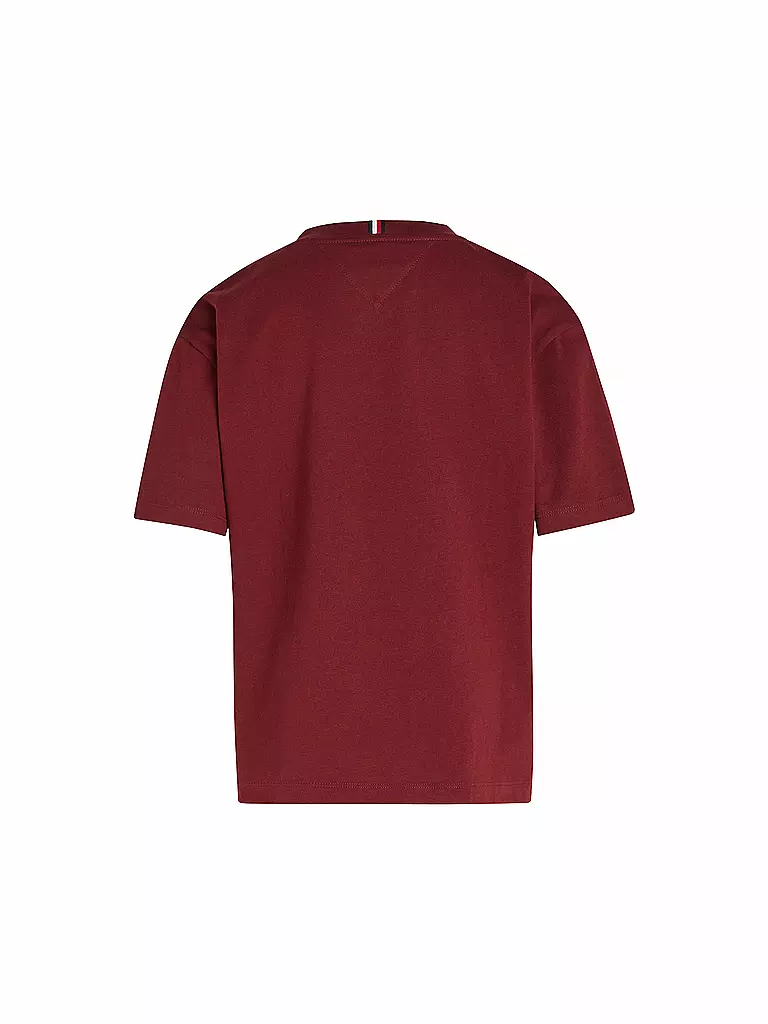 TOMMY HILFIGER Jungen T-Shirt dunkelrot