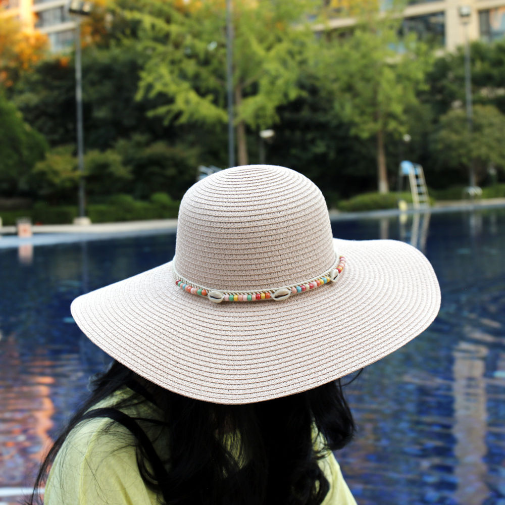 Decopatent Zonnehoed Dames - Ibiza Style Licht Roze
