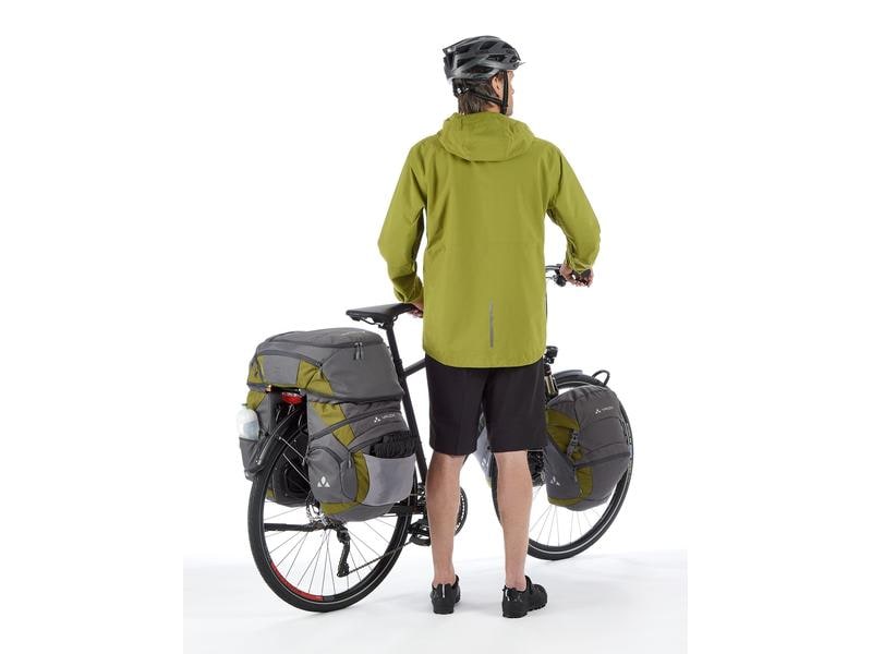 VAUDE Gepäckträgertasche Karakorum Pro Black Dreifache Hinterradtasche