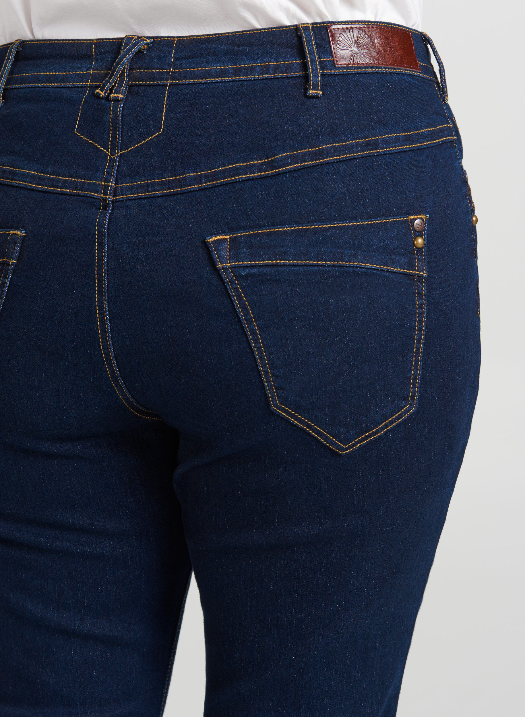 Slim fit Vilma jeans med høj talje