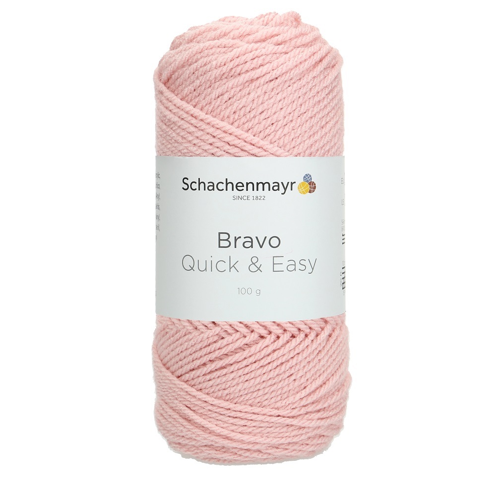 Handstrickgarn BRAVO QUICK & EASY - altrosa - 100g