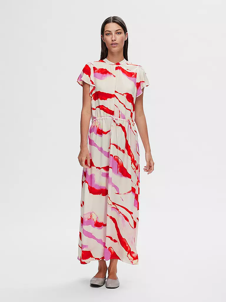 SELECTED FEMME Midikleid SLFMARINE pink