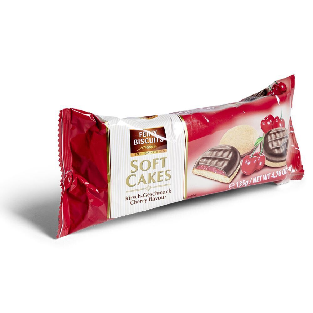 Génoise fourrée cerise 135g