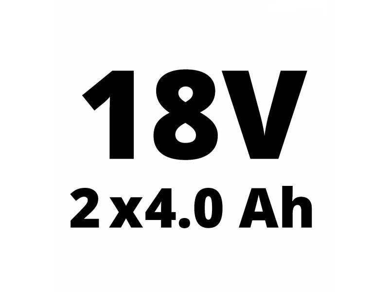 Einhell Akku PXC-Twinpack 18 V 4.0 Ah PXC-Twinpack 4.0 Ah, 18 V