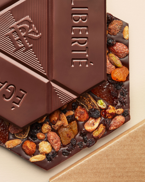 L'Hexa-Français Mendiant Chocolat Noir 75% | Le Chocolat Alain Ducasse 180g