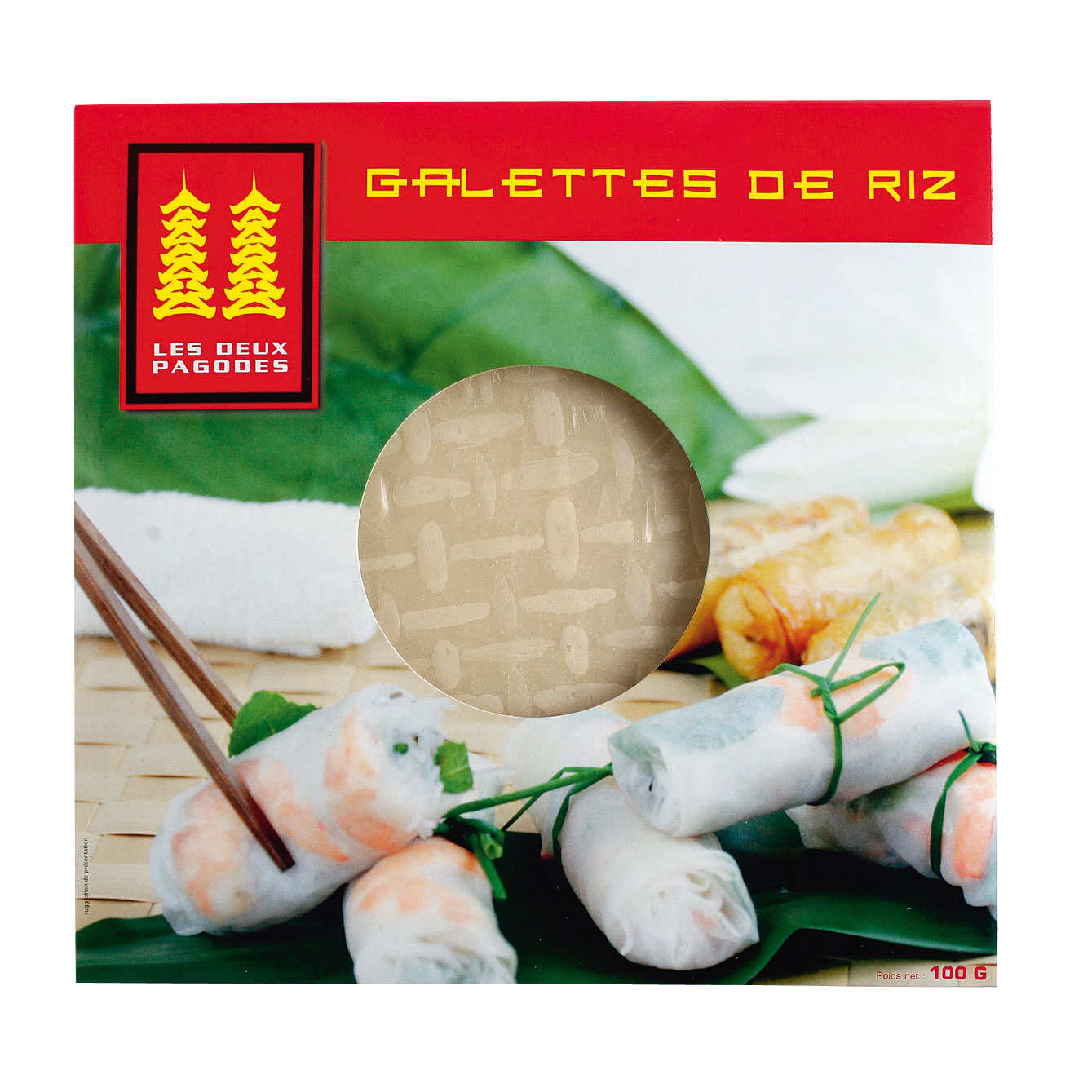 Galettes de riz chinoises déshydratées