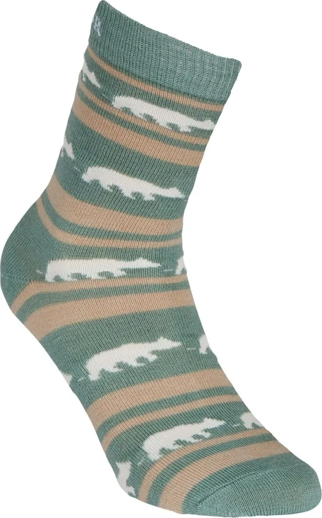 Gridarmor Striped Bear Merino Socks Green Bay