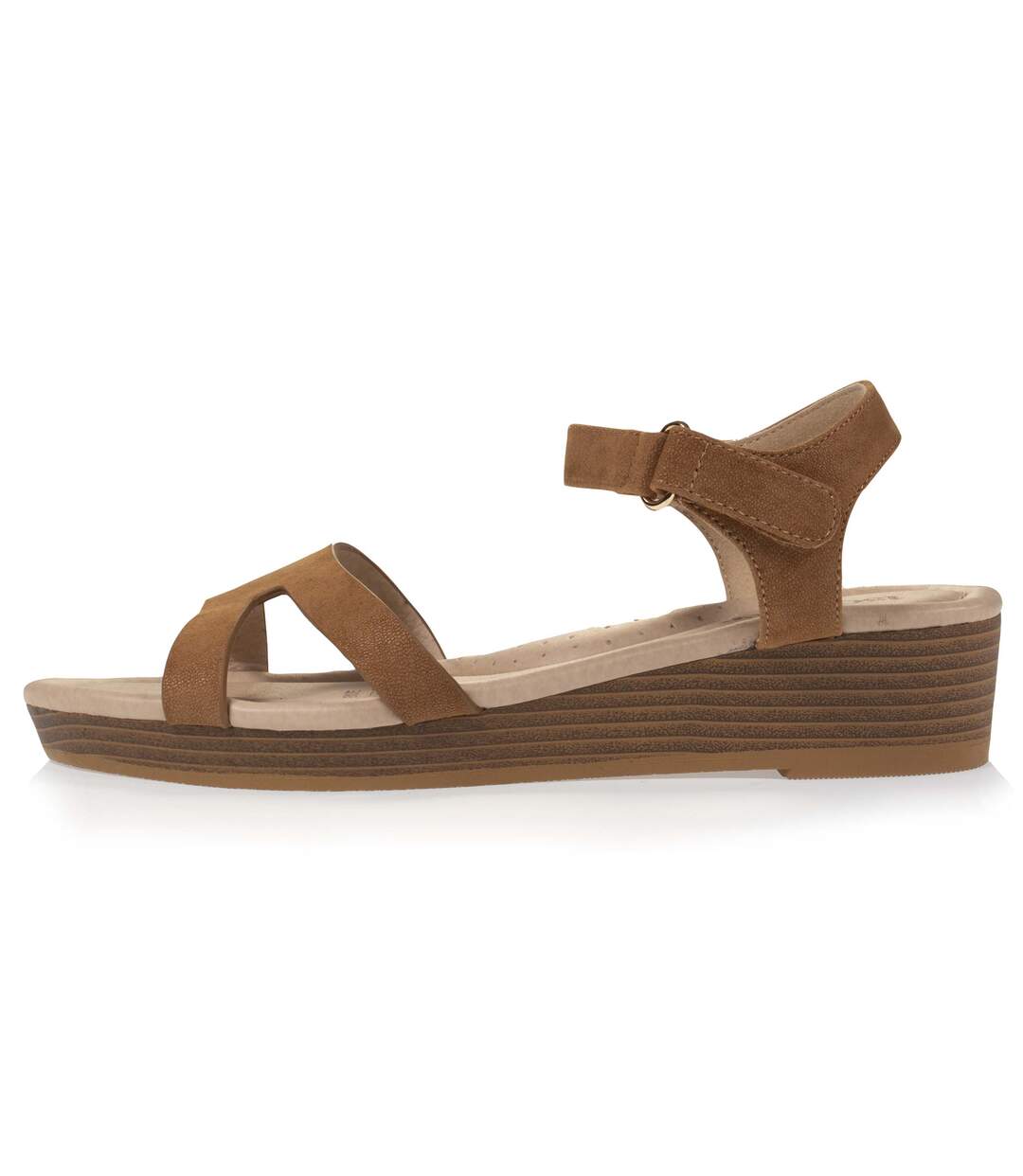 Isotoner Sandales femme confort nubuck