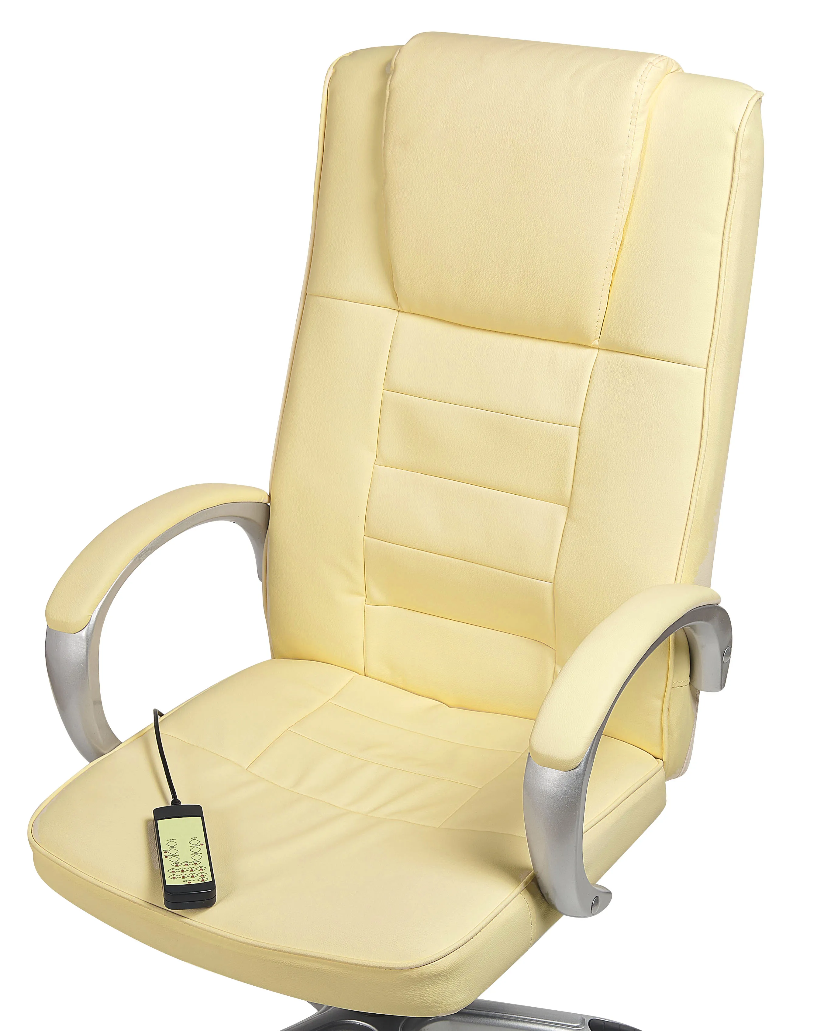 Massagestoel met verwarming GRANDEUR Kunstleer Beige