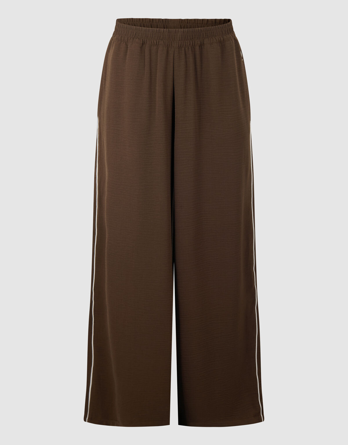 Twist Wide Leg Fit Broek Bruin