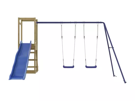 Aire de jeux d'extérieur bois de pin imprégné