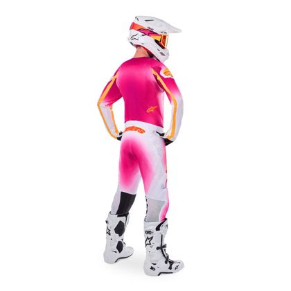 Pantalon cross Alpinestars SUPERTECH - MIG 2025 - Rose / Blanc