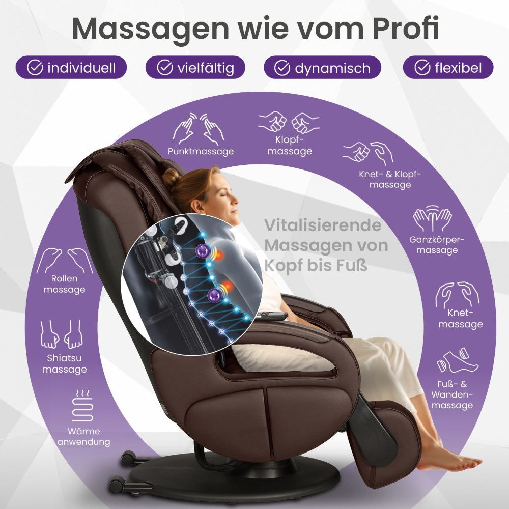 aktivshop Massagesessel »Komfort Deluxe«