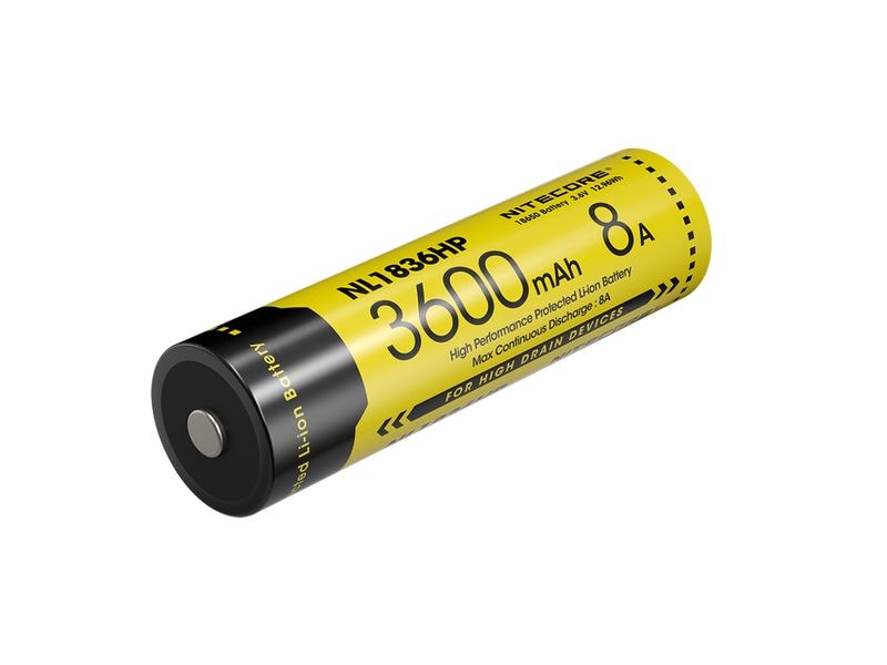 Nitecore Akku NL1836HP Li-Ion Typ 18650 3600 mAh, 1 Stück Akku