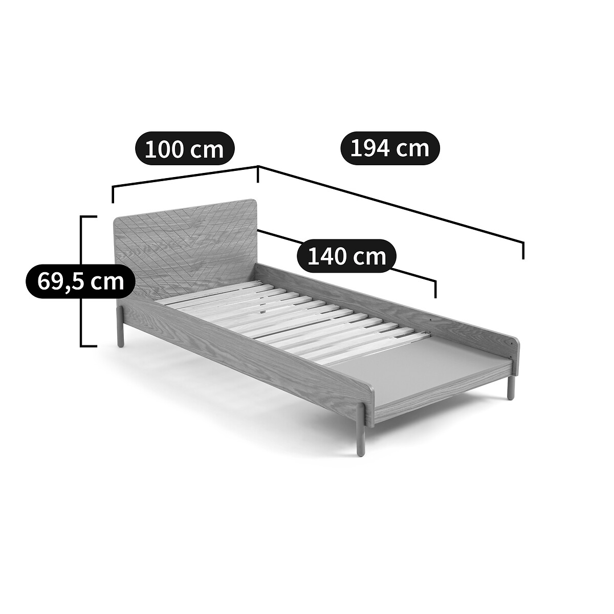 LA REDOUTE INTERIEURS<br>Cama infantil revolucionária, Waldo