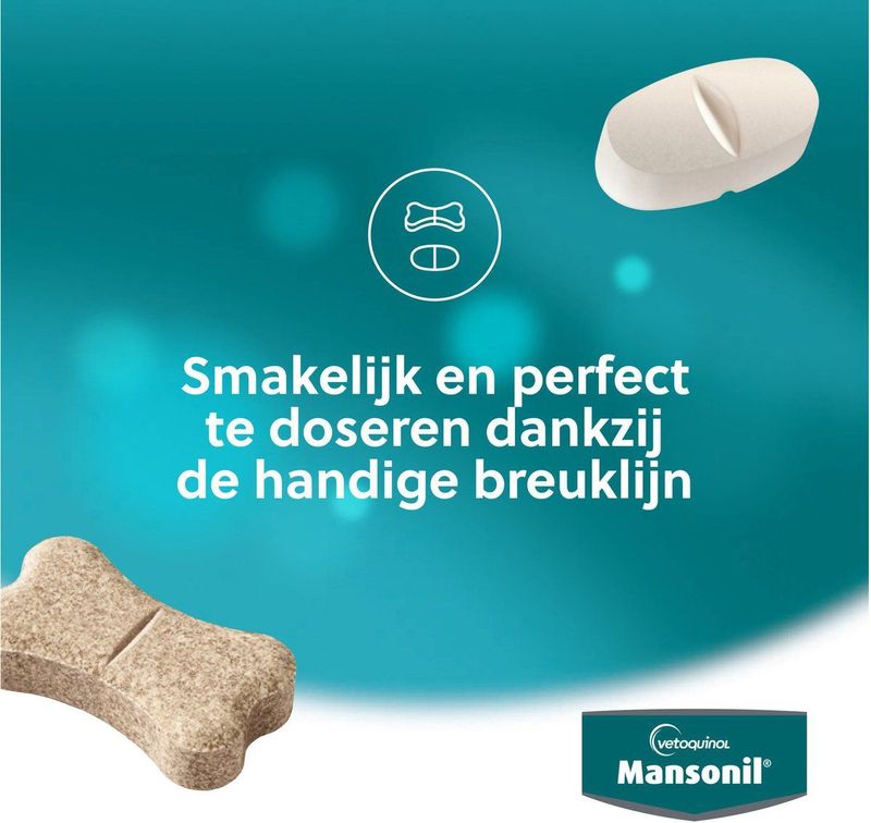 Mansonil All Worm Tasty Ontworming Tabletten Hond 2 tabletten